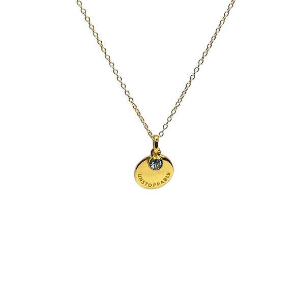 14k Gold over Sterling Silver Necklace • Gold Plated • Minimalist Gold Chain - Picture 3 of 6
